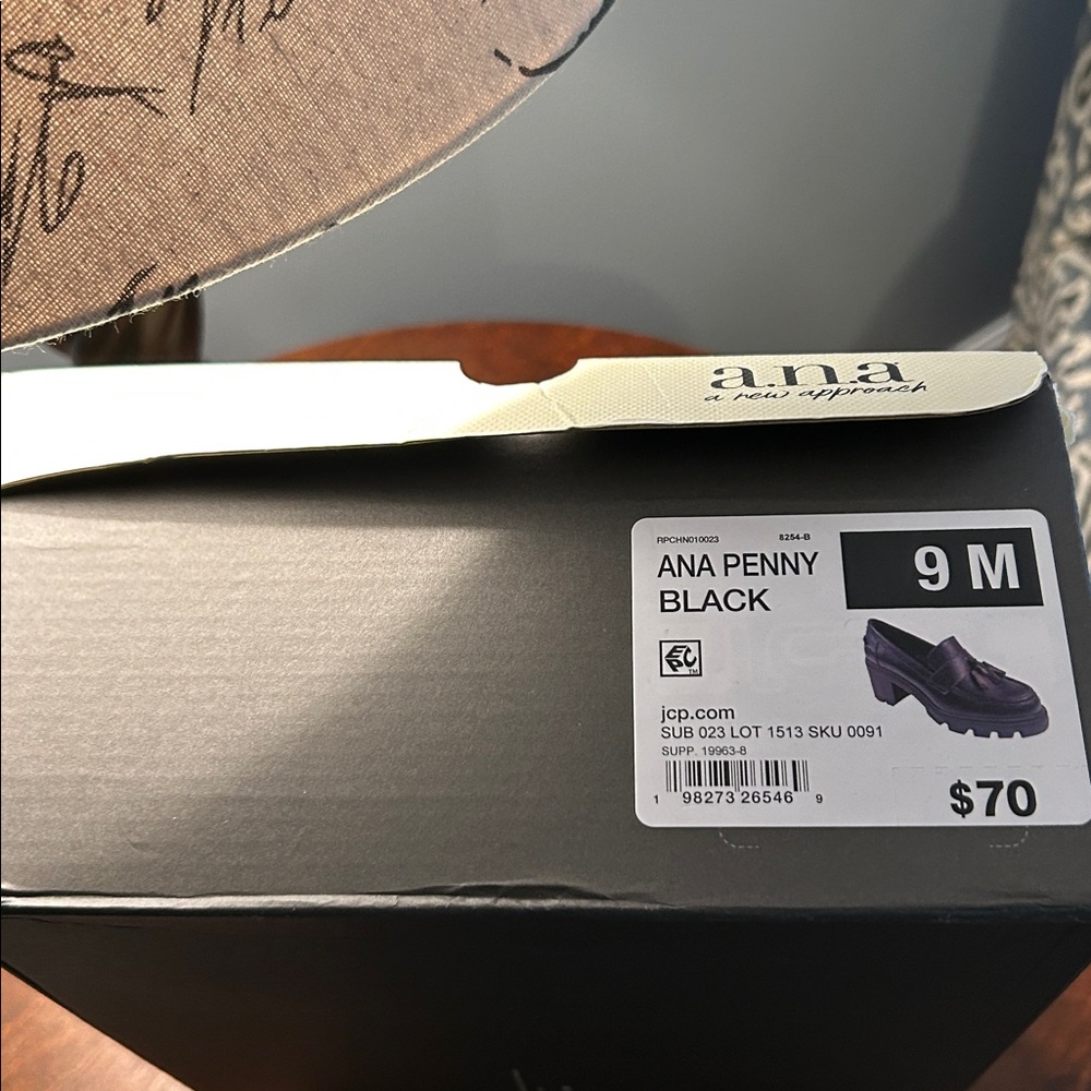 a.n.a Black Tassel Loafers for Women - Picture 5 of 6